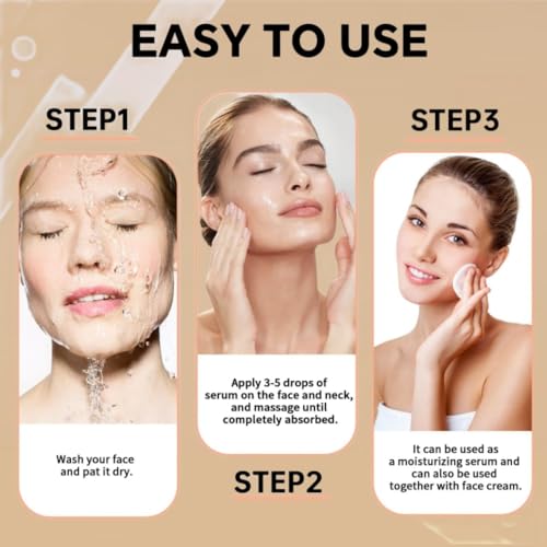 AFCRYIYE Caffeine Solution 5% + EGCG, Caffeine Eye Serum For Face, Moisturizing Under Eye Solution For Reduces Dark Circles & Puffiness, 30ML (1, 2PC)