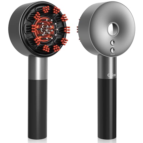 電気ブラシ電動頭皮ブラシ emsブラシ 電気 バリブラシ ems微電流 乾湿両用...