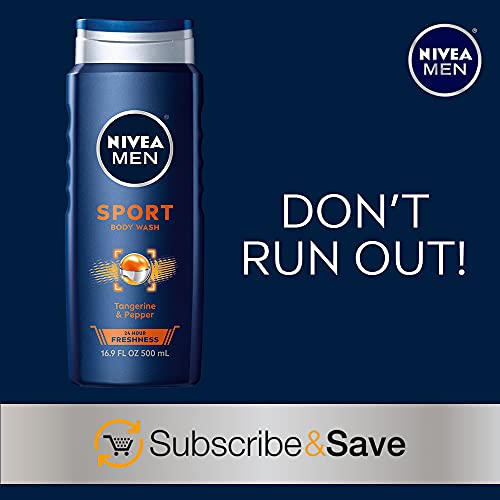 Nivea Men Sport Body Wash With Revitalizing Minerals, 16.9 Fl Oz Bottle #TOP6