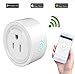 Produktbild keyuan Smart Plug WLAN Stecker mit Amazon Alexa/Echo/Google Home/Echo & IFTTT Kompatibel Zusammen mit der Verwendung Funktioniert, Kein Hub Erforderlich, Remote Control Timer-Anschluss, 1-Pack