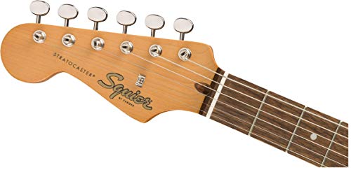 Squier Classic Vibe ’60s Stratocaster Gaucher – touche laurier – 3-tons Sunburst - Les Beatles, Paul McCartney, John Lennon, RIngo Starr, George Harrison Squier Classic Vibe '60s Stratocaster Gaucher - touche laurier - 3-tons Sunburst – Image 6