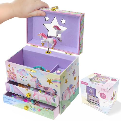 Jewelkeeper Enchanting Unicorn Musical Jewelry Box for...