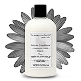 The Soap Exchange Hair Conditioner - Black Tux Scent - Hand Crafted 12 fl oz / 354 ml Natural Artisan Hair Care, Sulfate & Paraben Free, Nourish, Moisturize, & Protect. Made in the USA.