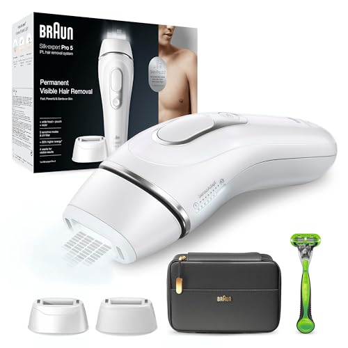 Braun Luz Pulsada Silk-expert Pro 5 PL5145 Depiladora IPL, Reducción Del Vello Visible En Casa,...