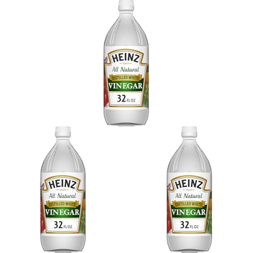 Image of Heinz Distilled White Vinegar Bottle, 32 fl oz / 964 ml,013000008549 (Pack of 3)