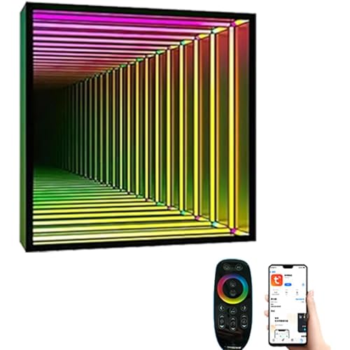 Lámpara de pared LED regulable con control remoto 3D para decoración de fiestas y bodas