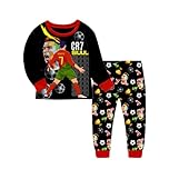 shumintaojin Kids Boys' pajama set Girls' Sleepsuits Long sleeved T-shirt+pants fashion Girls' clothing set 5-12Years (UK, Age, 6 Years, 7 Years, Regular, Style 1)