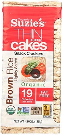 Suzie'S - Whole Grain Thin Cakes Lightly Salted Brown Rice 4.9 Oz. 143148