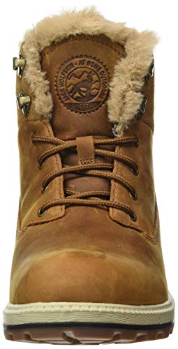Jack Wolfskin Women's Jack Wt Mid W Hiking Boot, Cognac/Mocca, 6 #TOP1