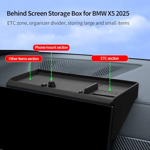 Silicone Dashboard Tray Organizer Fit for BMW X1/X2/iX1 2023 2024 2025 by ushilife - Used condition - Image 2