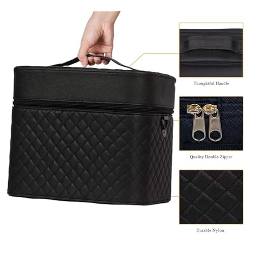 XINXI Estojos de trem cosméticos, Estojo de trem de maquiagem - Estojo organizador de trem com bande