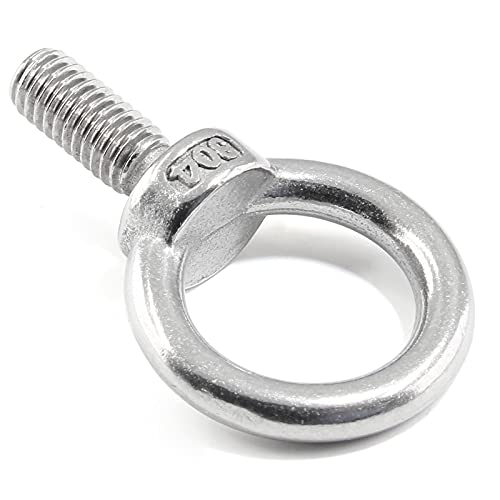 Cáncamo de elevación M6 Bonsicoky de acero inoxidable 304 con hombro para fijación estable 4