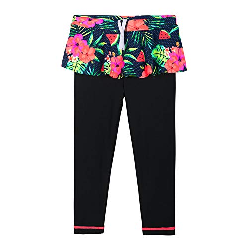 Image of TFJH E Girls Long Sleeve Swimsuits Skirt 2-Pieces Rash Guard Set Sun Protection UV 50+