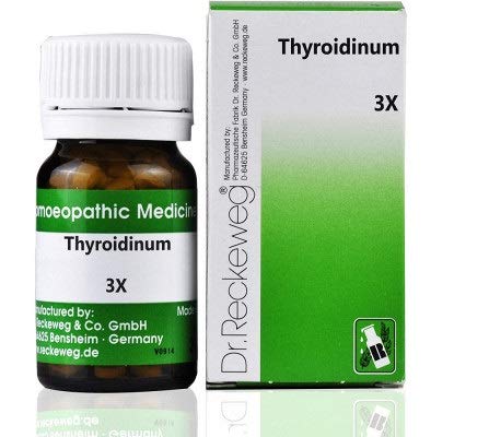 Dr. Reckeweg Thyroidinum 3X (20g) - Pack Of 2 Bottles