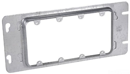 イナウトStack BOX Higt + Stack BOX Cover 380 Steel City 4GC Gang Outlet Box Cover, Raised, 4 Gang, 10-5/8