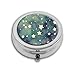 WATERCOLOR Little Star Custom Fashion Pill Box Medicine Tablet Holder Organizer Case for Pocket or Purse