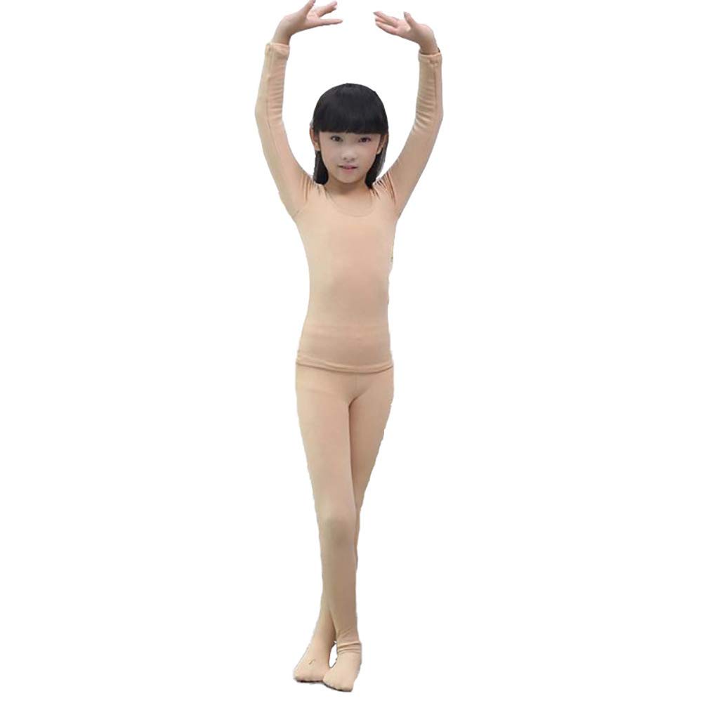 Filles' Ultra Doux Couvre-Pied Collants Patinage Artistique sur Glace Sous-vêtements Thermiques Ensembles de Caleçons Longs Haut et Bas