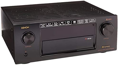 Denon AVR-X4400H 9.2 Channel Full 4K Ultra HD AV Receiver with built-in HEOS wireless technology, Dolby Atmos, DTS:X, HDCP2.2/HDR, MultEQ XT32 HDMI IN/Out - India Warranty.