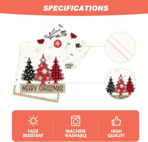 Hoqque Weihnachtsdeko Innen Tischläufer Weihnachten Deko Weihnachtstischläufer Christmas Decorations Weihnacht Tischdeko Weihnachts Weihnachtsläufer Weinachtsdekorationen Tisch Dekoration Weiße - Produktansicht 3 | Tischdekoration