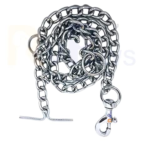 RvPaws Heavy and Strong Steel Color Long Chain for Daily Walk Dog Chain, Pet Silver Chain Durable (L - 60 inch) (Chain No -6, (Weight -750 Grams) for X-Large Dog) (B0B4GFFZXR) Amazon Price History, Amazon Price Tracker
