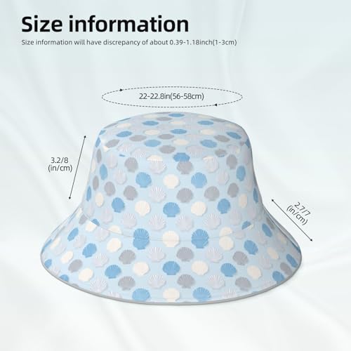 Image of Bucket Hat Double-Side-Wear Reversible Sun Hat Beach Travel Hiking for Women Men