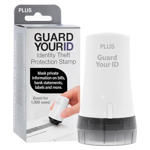 Image of Guard Your ID Advanced Security Roller 2.0 for Identity Theft Prevention Stamping White