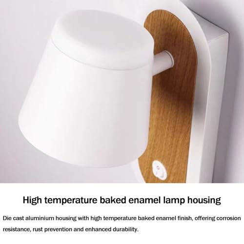 Luz de pared LED con interruptor integrado para iluminar pasillos oscuros eficazmente 5