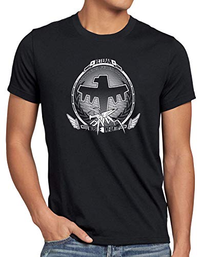 style3 Mobile Infantry Veteran T-Shirt da Uomo Starship Fanteria Universo, Dimensione:XXL