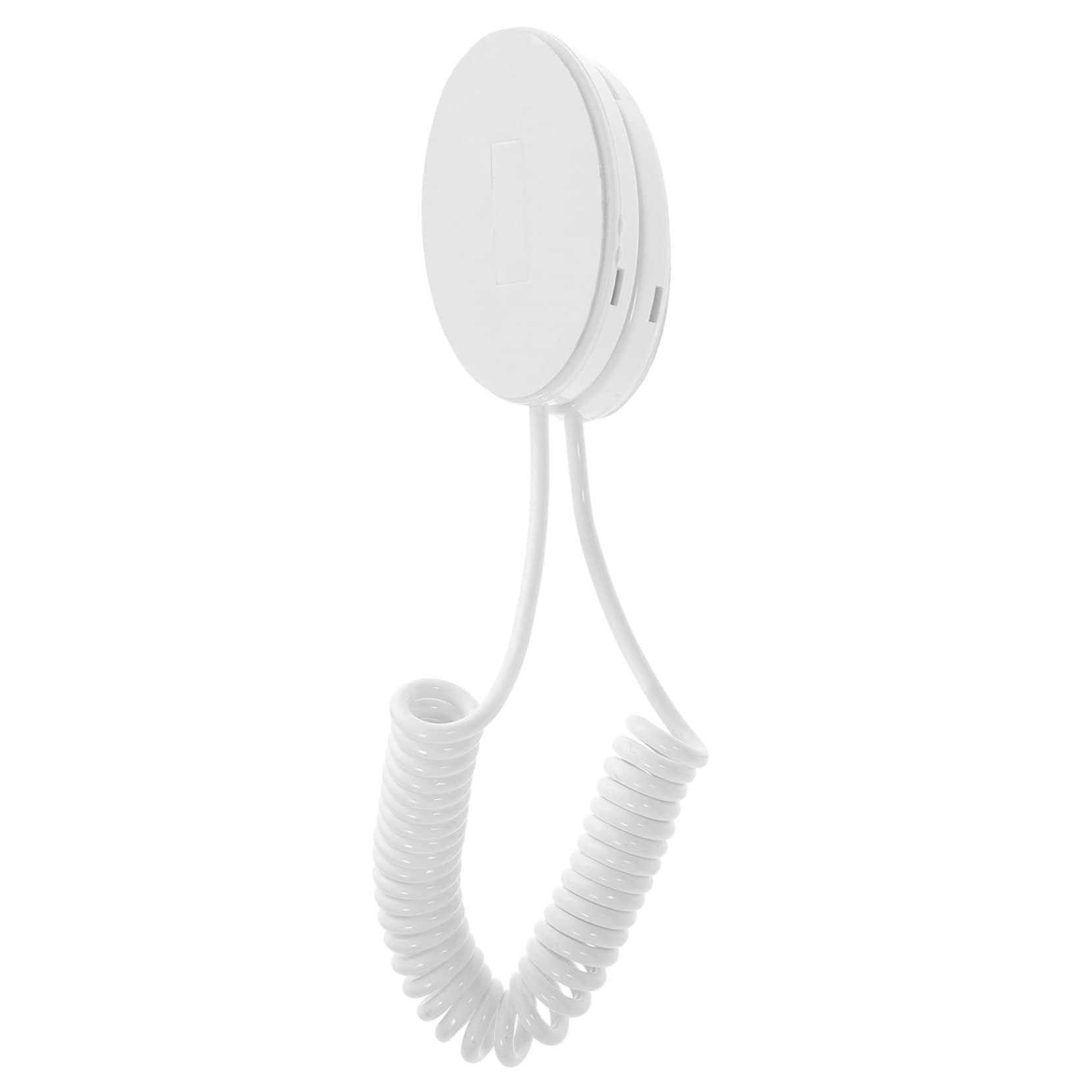 CAXUSDNever Lose Your Remote Again 3pcs Remote Control Rope Coiled Security Cable Holder Stand Control4 -lost Remote Lanyards Hardware Cable Lock Unblock Deicer Xr11 White Plastic