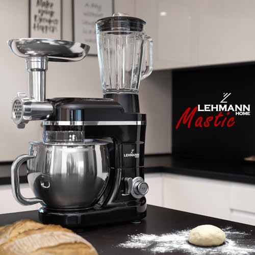 LEHMANN Robot De Cocina Multifuncion 3 en 1, Batidora...