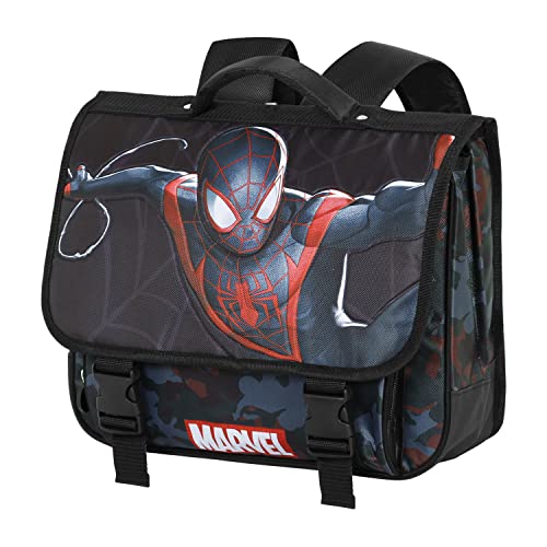 Preisvergleich Produktbild Spiderman Miles-Cartable Rucksack 2.0, Schwarz