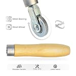 Tire Patch Roller Wooden Handle 1 1/2" Dia Tire Repair Tool (6mm) - Image 3