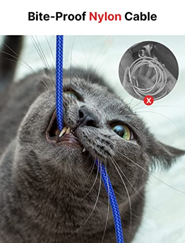 Jsaux 100W Usb C To Usb C Cable 3-Pack [10Ft/6.6Ft/3.3Ft], Type C To Type C Charger Cable 5A Fast Charging Cord Compatible With Samsung Galaxy S23 S22 S21, Ipad Pro 12.9 Air Mini Macbook, Pixel -Blue #TOP6