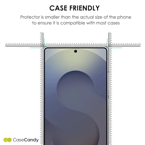 Image of Casecandy - (Pack 2 Privacy Screen Protector for Samsung S25 Plus /Samsung S24 Plus | Privacy (Anti Spy) Screen Guard for Galaxy S25-S24 Plus - HD /Easy Application /Fingerprint Working