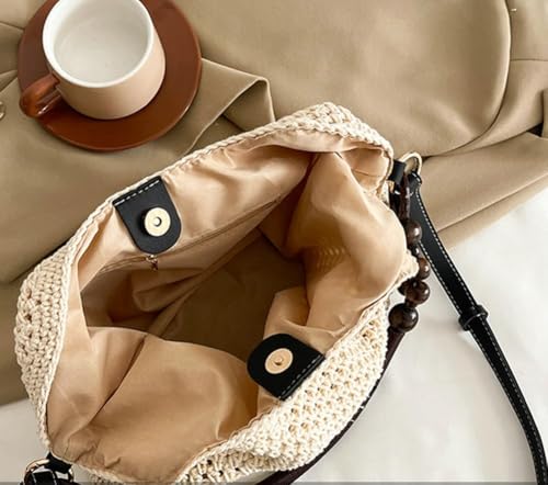 Bohemia Beach Bag Women Macrame Shoulder Tote Bags Crossbody Purse Summer Travel Beach Bag Top-handle Hobo Handbag 20254