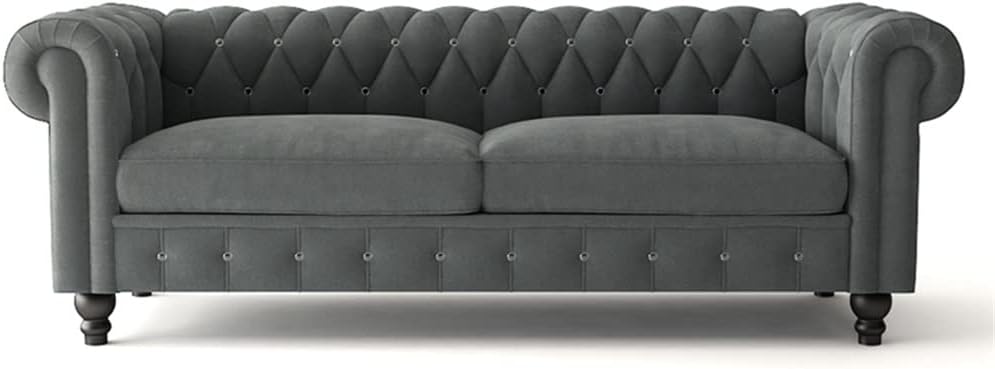 Couch for Living Room Upholstered Sofa, Velvet Surface