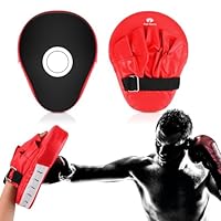 Muyohix Pratzen Boxen, 1 Paar Pratzen Trainer Kickboxen Boxen, Kickboxen Boxpratzen, PU Handpratzen für Männer Frauen, Pratzen Claw Foot für Muay Thai Kickboxen Bewegung Karate Taekwondo Martial Art