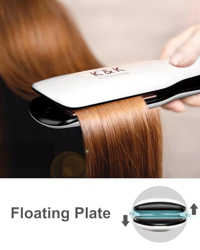 Plancha de pelo K&K Wide con recubrimiento cerámico y turmalina miniatura 6