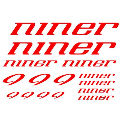 for niner kit stickers vinyl sticker (Red)