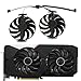 Graphics Card Cooling Fan Replacement for ASUS ATS RTX3060 Dual RTX3060Ti RTX3070 V2 OC Series T129215SU 95mm 12V 0.5A 7PIN 6Wires Video Card Cooler Fans GPU Fan (2PCS)