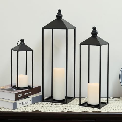DECORKEY LED Lanterns Decorative Indoor&Outdoor...