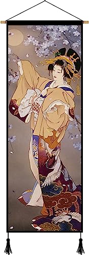 Peinture de défilement en soie chinoise pour créer un coin zen et japonais à la maison