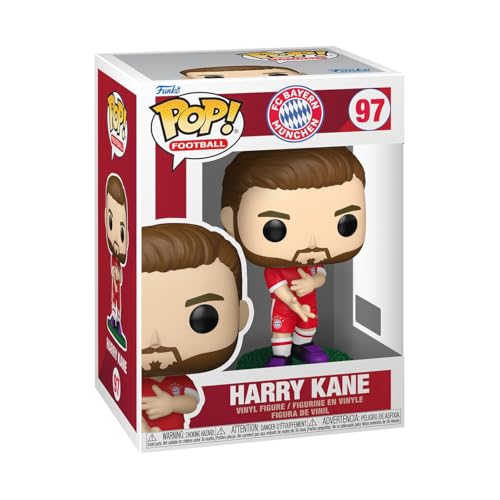 Funko POP! Football: FC Bayern München - Harry Kane - Figura in vinile da collezione - Idea regalo - Prodotto ufficiale - Giocattoli per bambini e adulti - Modello di figura per collezionisti