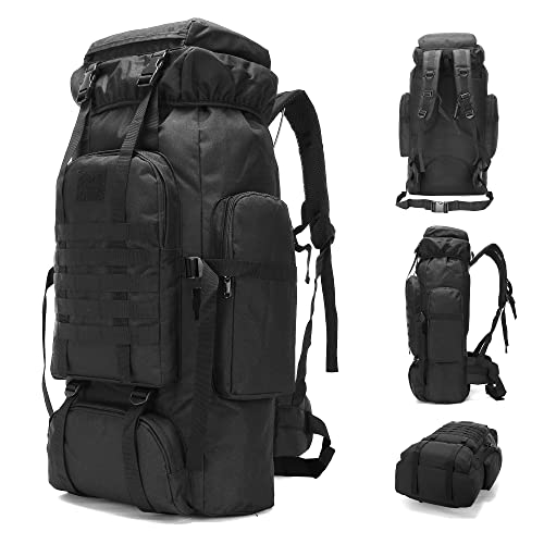 Bnmjvjl 70L Hiking Backpack Military Tactical Camping Adjustable Waterproof Climbing Sport Bags #TOP2