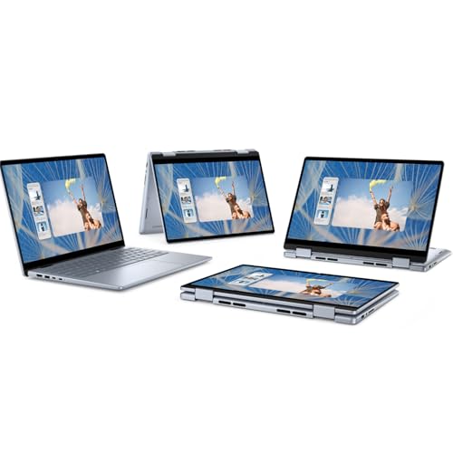 Image of Dell Inspiron 14 inch 2-in-1 Business Laptop, FHD+ Touchscreen Display, Intel 10-Core 7 150U, Backlit KB, Fingerprint, Wi-Fi 6E, Win 11 Pro, Copilot, Accessories, FHD Webcam (64GB DDR5 + 2TB SSD)