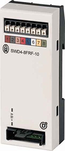 Adaptador Eaton SWD4-8FRF-10 evita falsos contactos de cable plano a redondo de 8 polos