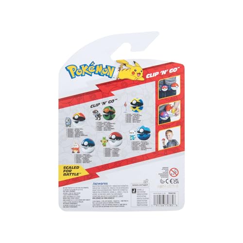 Pokemon - Clip 'n' Go - Rotom + Quick Ball/Toys, Multicolor - Image 2
