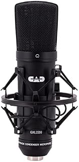 CAD Audio Großmembran Kondensator Mikrofon für Studio & professionelle Aufnahmen Nierenmikrofon Studiomikrofon (XLR, 48V Phantomspeisung, 1 Zoll Membran, 75 OHM Impendanz, 30 Hz - 20 KHz), silber