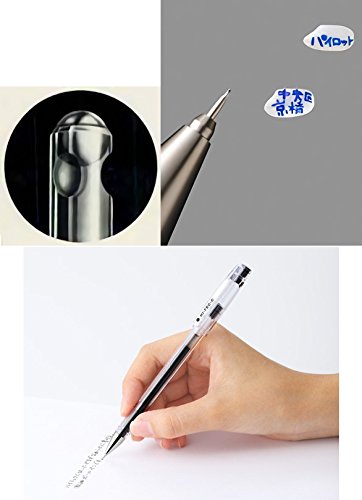 Pilot Hi-Tec-C 03 Gel Ink Pen, Micro Fine Point 0.3Mm, Black Ink, 5-Pack, Sticky Notes Value Set #TOP6