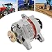 MOQNISE Permanent Magnet Generator 1000W 12V-14V High RPM Double-Ended Permanent Magnet Alternator Synchronous Generator with Built-In Voltage Regulator for Agricultural Vehicles Tricycles